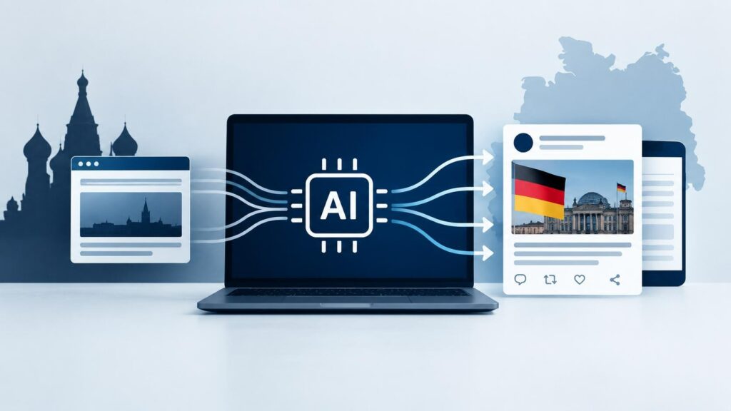 Made to Look German:  How AI Can Localise Foreign Propaganda